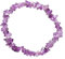 ROCKING GIFTS Pulsera de Piedra Natural, Chips de Amatista, Pulsera de Protección, Elástica, Minerales y Cristales, Belleza energética, Meditacion, Amuletos Espirituales