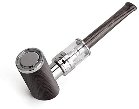 Kamry K1000 Plus tubo de cigarrillo electrónico de madera, 1000mah sólo carga 2horas 30W gran vapor, E cigarrillo Airflow ajustable, Electrónicas Smoking atomizador, Nicotina Libre (Madera Negra)