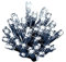 100 LED String Chaser Christmas Lights Flash Festive Tree Window Decoration Xmas (Bright White)