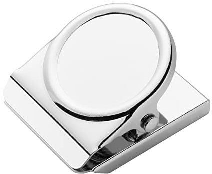 Westcott Klammer Magnetclips 3er Pack, Magnetklammern verchromt, Silber, 38x45 mm, E-10831 00