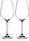 DIAMANTE Red Wine Glasses Pair - ‘Auris’ Collection Undecorated Premium Crystal - Set of 2