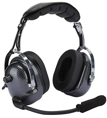 Diyeeni Aviation Noise Reduction Headset, Leicht Noise Cancelling Kopfhörer DREI PTT, Noise Cancelling Headphones mit Comfort Ear Seal, Pilot Kopfhörer(Y Head)