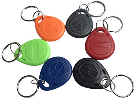 YARONGTECH RFID-Tags, 125 kHz, EM4100, nur lesbar, 10 Stück (Gemischte Farbe)