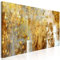 decomonkey Akustikbild Abstrakt 135x45 cm 1 Teilig Leinwand Modern Bilder Wandbilder XXL Schallschlucker Schallschutz Akustikdämmung Wandbild Deko Leise Kunst