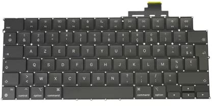 ICTION Clavier de rechange pour MacBook Air 13,6 Retina M2 A2681 Noir