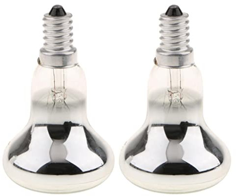 2X Transparent R50 Réflecteur Ampoule Spot SES E14-40W Eclairage Maison Bureau