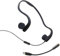 Likty Casque à conduction osseuse, casque filaire à conduction osseuse, prise jack 3,5 mm, avec câble adaptateur de type C, pour le sport, la course, la conduite, le cyclisme, les entraînements, noir