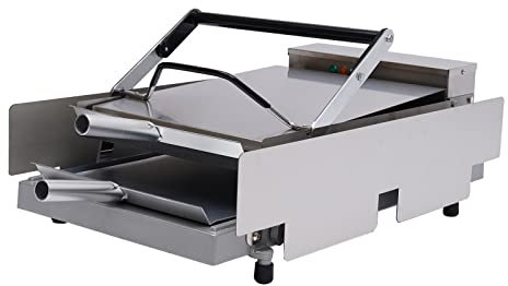 panfudongk Burger Maschine Grill Edelstahl 2000W für schnelle Zubereitung in der Küche mit Temperatursteuerung für perfekte Burger