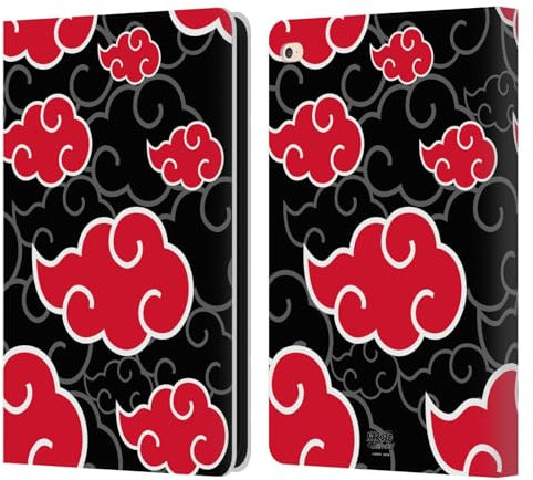 Head Case Designs sous Licence Officielle Naruto Shippuden Akatsuki Iconique Étui Portefeuille en Cuir Compatible avec Apple iPad Air 2 (2014)