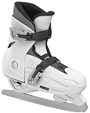 Roces Kinder Schlittschuhe MCK II F Größenverstellbar verstellbar, White Black, 36-40