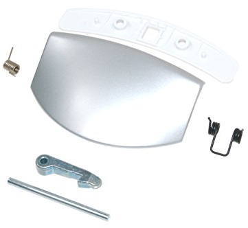 Colore: argento-Kit maniglia per Aeg lavatrice equivalenti a 50277722000