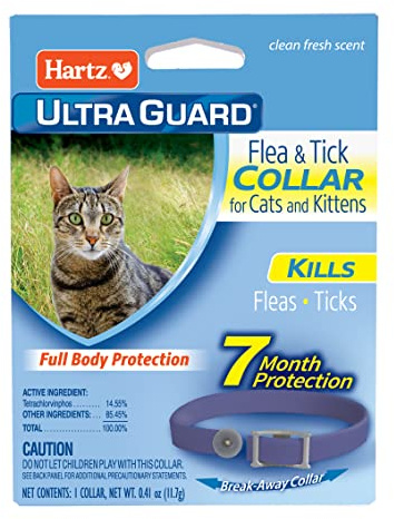 Hartz UltraGuard Purple Flea & Tick Collar for Cats and Kittens - 7 Month Protection