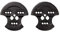 Burton Disque de charnière 3D Noir Fixation de snowboard Réglable Boucle Intermédiaire à Avancé Snowboarders Unisex Jeunes adultes, amateurs de plein air