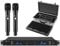 Power Dynamics PD PD632H Dual Handheld Wireless Microphone System - 2 Channel UHF Cordless Microphones with IR Sync, Balanced XLR Outputs & Aluminium Carrying Case for DJ, Church, Events, Conferences