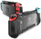 mumba Custodia per Nintendo Switch, robusta custodia protettiva ibrida in TPU con manico [serie Blade] compatibile con console Nintendo Switch e controller Joy-Con (nero), Nero