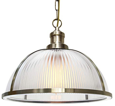 Antique Brass Vintage Pendant Light Industrial Retro Glass Ceiling Light Shade Factory Classic M0118