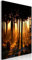 decomonkey Bilder Wald 40x60 cm 1 Teilig Leinwandbilder Bild auf Leinwand Vlies Wandbild Kunstdruck Wanddeko Wand Wohnzimmer Wanddekoration Deko Natur Baum