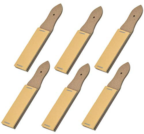 Chstarina 6 St Skizzieren Sie Bleistift Schleifpapier Set,Malerei Bleistift Polieren Stift Spitze Schleifpapier Schleifpapier Bleistife Spitzer Schleifpapier-Schärfpads für Student Skizze Zeichnen