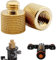 3/8-16 mâle à 1/4-20 femelle Vis d'adaptateur, 2 Pack, femelle à mâle Réduction de filetage, douilles de réduction, adaptateur à vis, vis de trépied, pour tripode, lampe, accessoires appareil photo