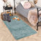 FRAAI | Home & Living Hochflor LäUfer - Comfy Supreme Türkis - Shaggy, Einfarbig - Modern, Skandinavisch - Schlafzimmer, Flur - Fellteppich - Carpet