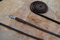 Petite Lederleine geflochten Antik-Leder 10mm x 5m ohne Schlaufe Silber Karabiner Schleppleine Fährtenleine