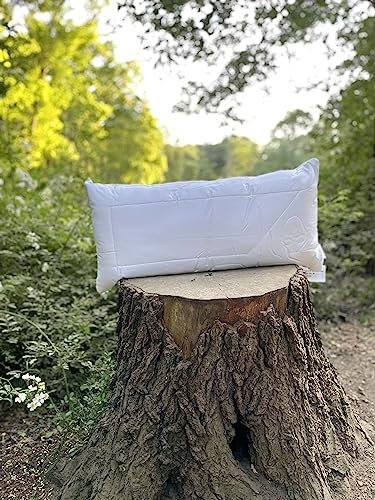 BYAKUYA Luxuriös Nackenkissen, Kopfkissen 40x80 aus 100% Eukalyptus Tencel Lyocell, Schlafkissen Kissen 40x80 für Nackenschmerzen und erholsamen Schlaf, Orthopädische Vorteile Hypoallergen Österreich