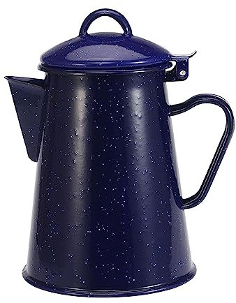 Sharplace Enamel Coffee Kettle Tea Kettle Milk Jug Coffee Pitcher Juice Water Jug Milk Beverage Dispenser Kung Fu Tea Water Pitcher for office, 0.8L