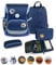 Belmil Premium Compact Plus ergonomisches Schulranzen Set 5 - teilig, AGR, Brustgurt, Hüftgurt, Magnetverschluss (405-41/P/S) (Topographic)