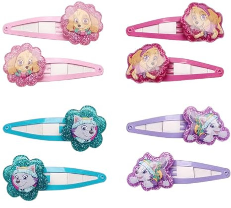 GNALIA 4 Stück Haarschmuck Kinder Für Mädchen Geschenke Für Geburtstag Neujahr Advent Weihnachten Himmelblau Lila Rosa Rosenrot