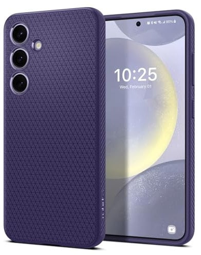 Spigen Liquid Air Hülle Kompatibel mit Samsung Galaxy S24 -Dunkellila