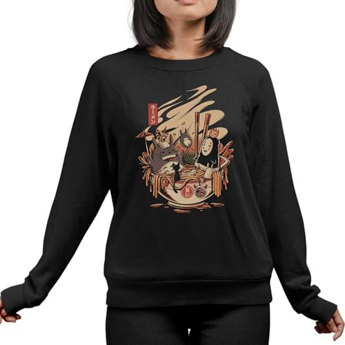 T-Nerds - Ramen Pool Party - Damen Pullover M - schwarz