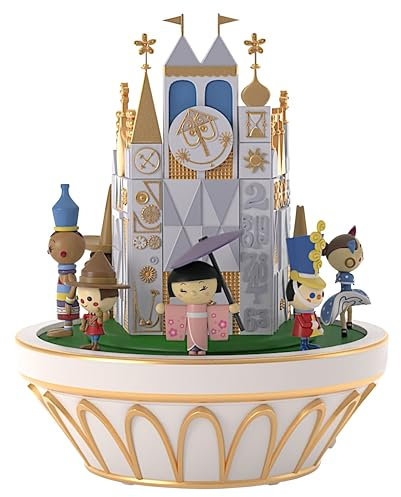 Hallmark Keepsake Weihnachtsdekoration 2024, Disney It's a Small World The Happiest Cruise That Ever Segled with Sound and Motion, Geschenke für Disney-Fans