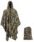 AnExer Poncho Camuflaje, Toalla Camuflaje Ghillie con Hojas Capa 3D Tamaño Universal, Ghillie Suit Poncho para Woodland Camo Fotografía Caza