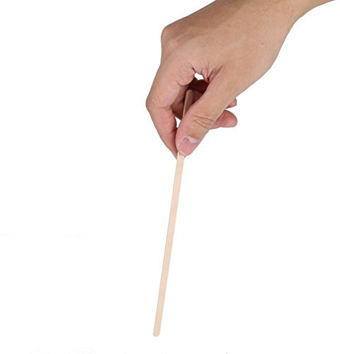 30 x 21 x 5 palillos desechables de madera para café y té, palillos de caramelo de maíz