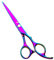 Professionelle 6,0-Zoll-Haarschere Schneiden Friseur Makas Haarschere-Salon-Kipper Verdünnung Schere Friseurschere(Pink)