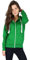 Parsa Fashions Ladies Plain Zip Up Hoodie Womens Fleece Hooded Top Long Sleeves Front Pockets Soft Stretchable Comfortable (Jade Green/M)