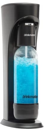DrinkMate Machine à gazéifier pour eau et boissons gazeuses, recharge de CO2 non incluse, noir mat