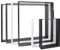 Natural Goods Berlin 2X Tisch-KUFEN | Einfache Montage | Tisch-Beine aus Metall in Industrial Matt | Ideal für DIY-Projekte wie Esstisch, Schreibtisch, Couchtisch, Bank | Tisch-Gestell 90x72 cm