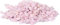 HEKU grobkörniges Deko-Granulat in rosa, ca. 750g I Vielseitig Einsetzbar I Ideal für Hochzeiten und Bastelprojekte I Wiederverschließbare Dose