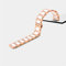 HNGM Uhrenarmband Keramisches Edelstahlband 20mm 22mm Armbandarmband (Band Color : Rose Gold White, Band Width : 18mm)