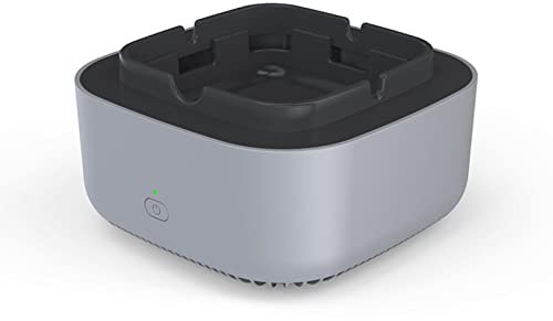 Shenrongtong Cendrier sans fumée, cendrier électronique Multifonctionnel sans fumée pour Cigarettes, purificateur d'air avec Filtre, Attrape-fumée Portable pour la Maison intérieur extérieur