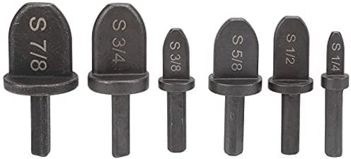 6 Stück Kupferrohr-Rohr-Expander, Rohr-Expander mit rundem Griff, Klimaanlagen-Rohr-Verlängerungswerkzeug, Bohrmaschine, Zubehör, für Klimaanlagen-Kühlung, Installation, Wartung, Reparatur