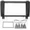 Psytfei Autoradio Radioblende 2 DIN Radioblende SLK R171 2 DIN Radio Rahmen Central Control CD Radio Fascia Armaturenbrett Radioblende Set für SLK R171 2004 Bis 2011