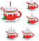 2024 Familie Weihnachten Ornament personalisiert, Kaffeetassen hängen mit Familien Names, personalisierte Weihnachtsbaum Familie Dekoration Geschenke