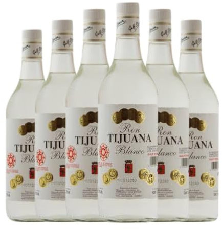 Ron Gulf Stream Tijuana Botella Misil 1 L (Caja de 6 Botella Misil de 1 L)