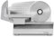 H.Koenig Cortafiambres eléctrica profesional MSX190, precisa, grosor de corte 0-13 mm, cuchilla italiana de 190 mm, afilador integrado, mesa grande