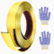 Modanatura Adesiva Parete 5m Striscia Adesiva Cromata Finitura a Specchio Metallizzata Acciaio Inossidabile Oro Decorative per Pareti Porte Mobili Auto (30mm)