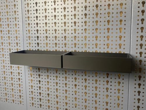 Ablagebox 400 mm für Küpper Lochwand und Eurolochung 45 mm Eurolochwand - Alle Lochwände - (400 mm (2x200))