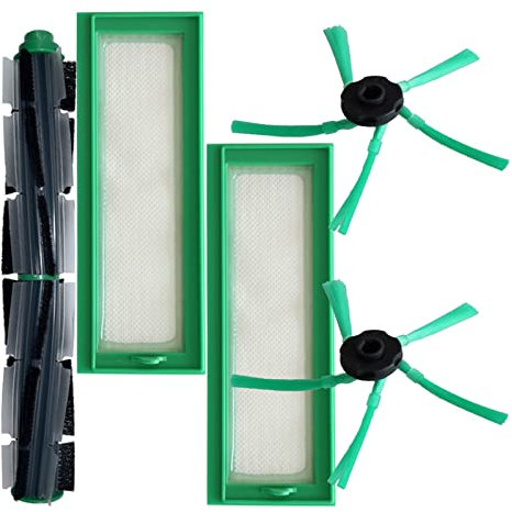 VBPBHFFNMW Haushaltsreinigungsteile Ersatzwerkzeug Haushaltsabnehmbare Runde Pinsel Seitenbürste Filter Kit Fit for Vorwerk VR200 VR 200 300 Staubsauger
