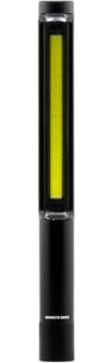 NEBO Lil Larry - Torcia LED Potente Professionale da 250 lumen - Con luce da lavoro COB - Base magnetica con clip da tasca per illuminazione a mani libere - Luce di pericolo,Nero